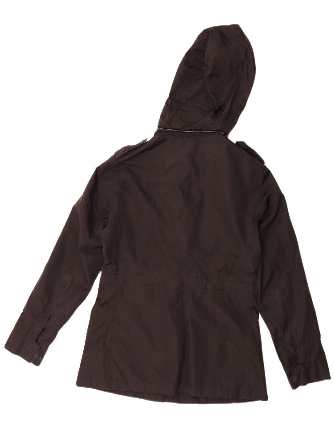 Massimo Dutti Parka con Capucha para Mujer UK 44 Medium Black
