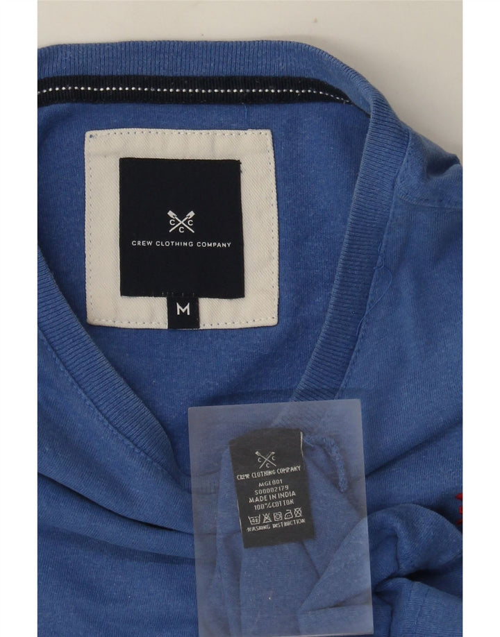 Crew Clothing Camiseta para hombre Top Algodón azul medio