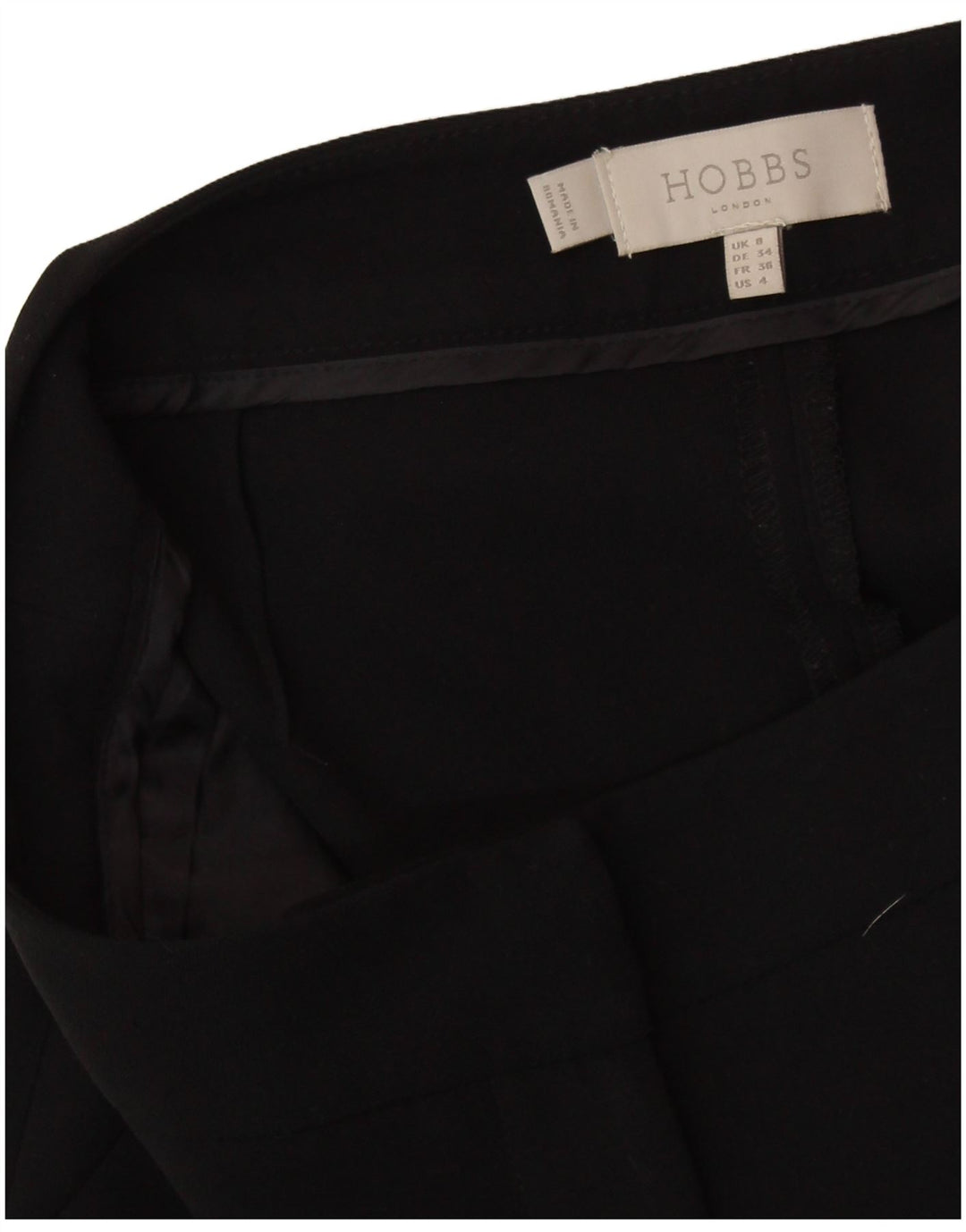 HOBBS Pantalones cortos holgados para mujer UK 8 Small W27 L24 Negro