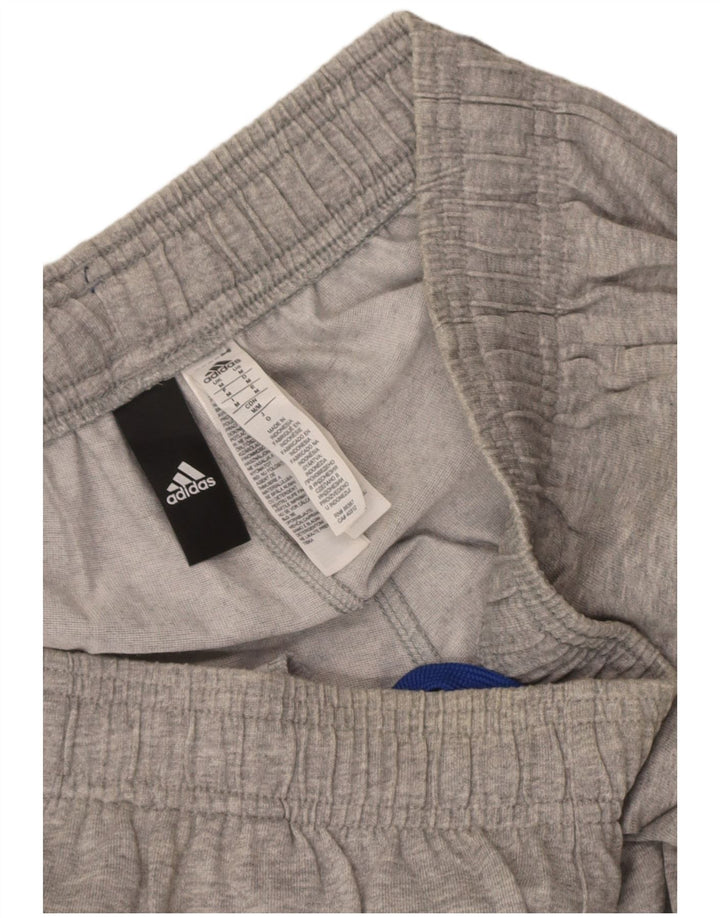 Adidas Hombre Pantalones De Chándal Joggers Gris Medio Algodón