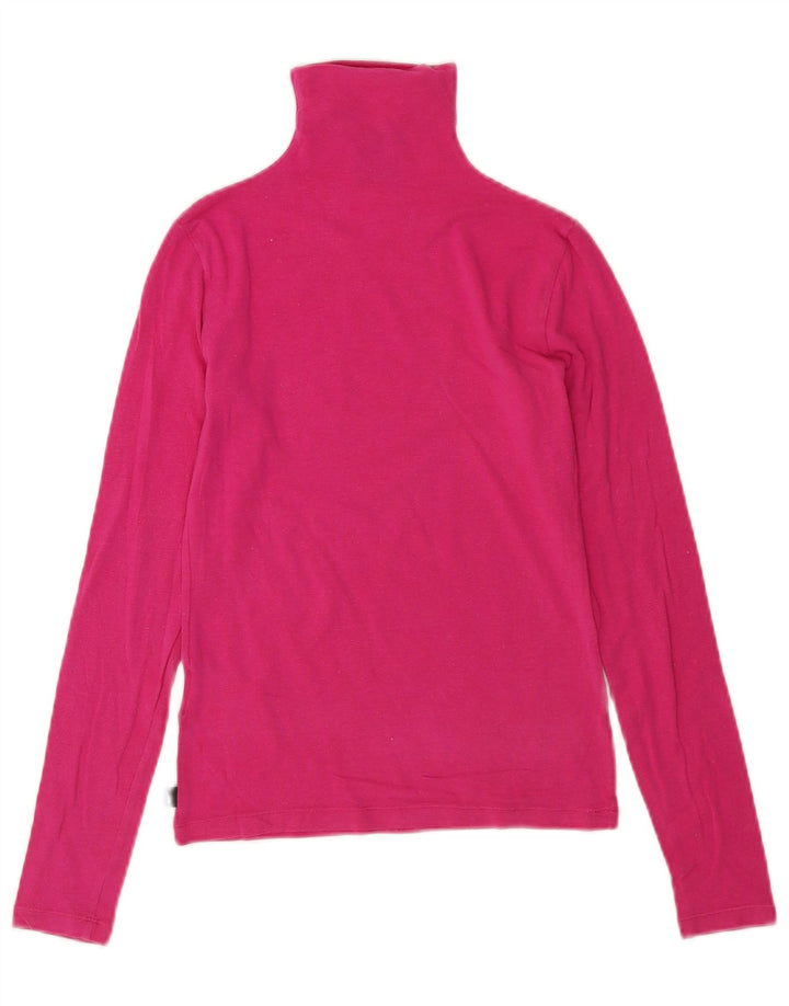 Nike Camiseta de manga larga para mujer UK 8/10 Small Pink Cotton