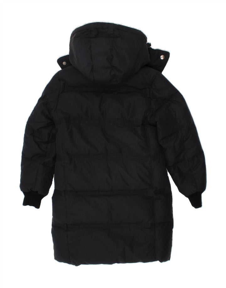 WOOLRICH Girls Hooded Padded Coat 5-6 Years Black Vintage Woolrich and Second-Hand Woolrich from Messina Hembry 