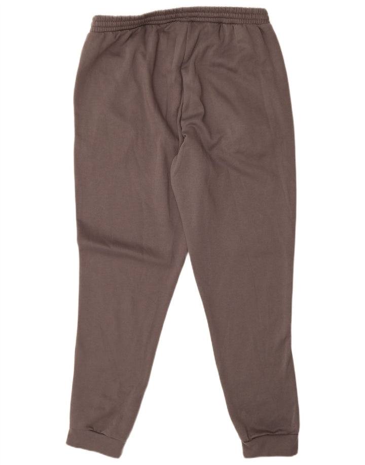 ADIDAS Hombre Chándal Pantalones Joggers Grande Gris Algodón