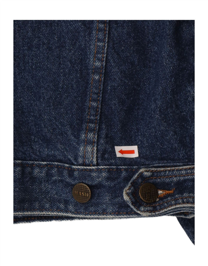 MASH Chaqueta vaquera para hombre grande azul