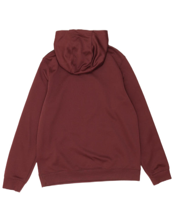 Nike Boys Graphic Sudadera con capucha Jumper 12-13 años Grande Borgoña Poliéster