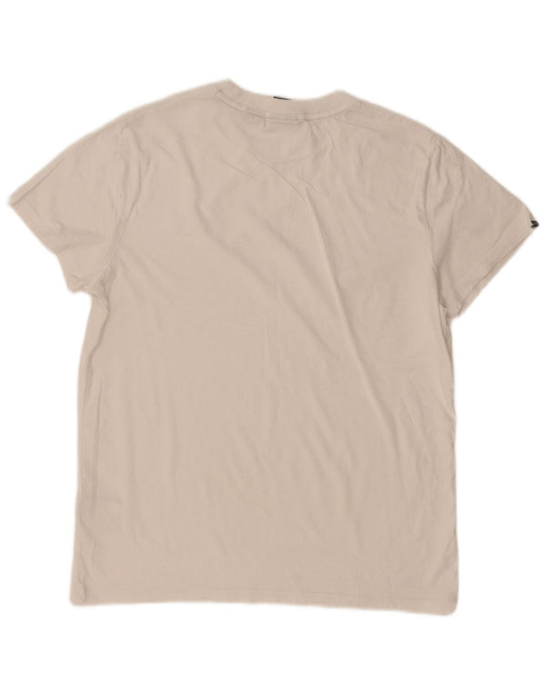 Superdry Camiseta para hombre Top Medium White Cotton