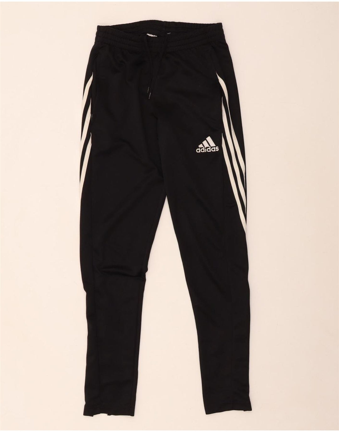 Adidas Mujer Climalite Chándal Pantalones UK 6 XS Negro Poliéster