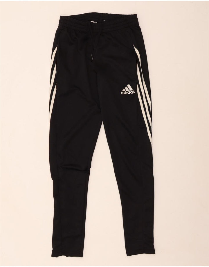 Adidas Mujer Climalite Chándal Pantalones UK 6 XS Negro Poliéster