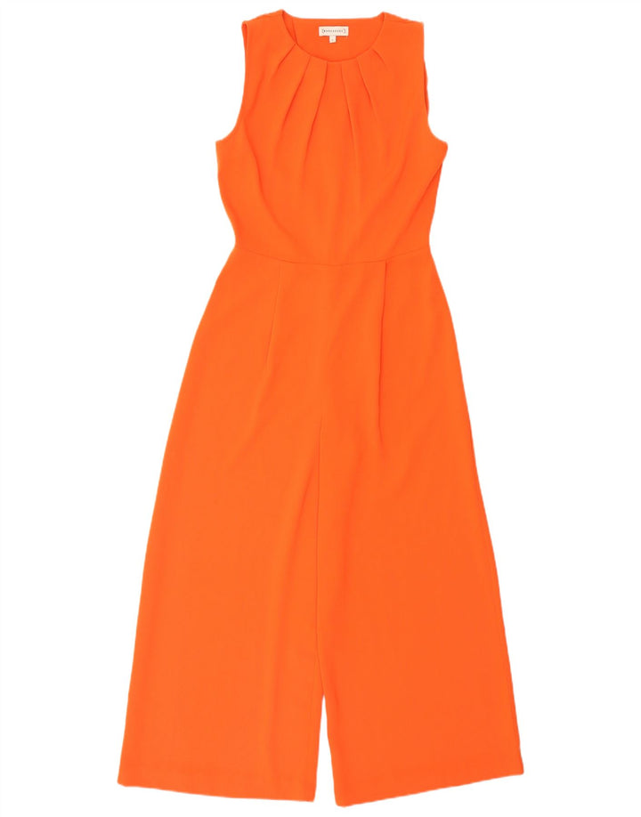 Warehouse Mono sin mangas para mujer UK 8 Small Naranja Poliéster
