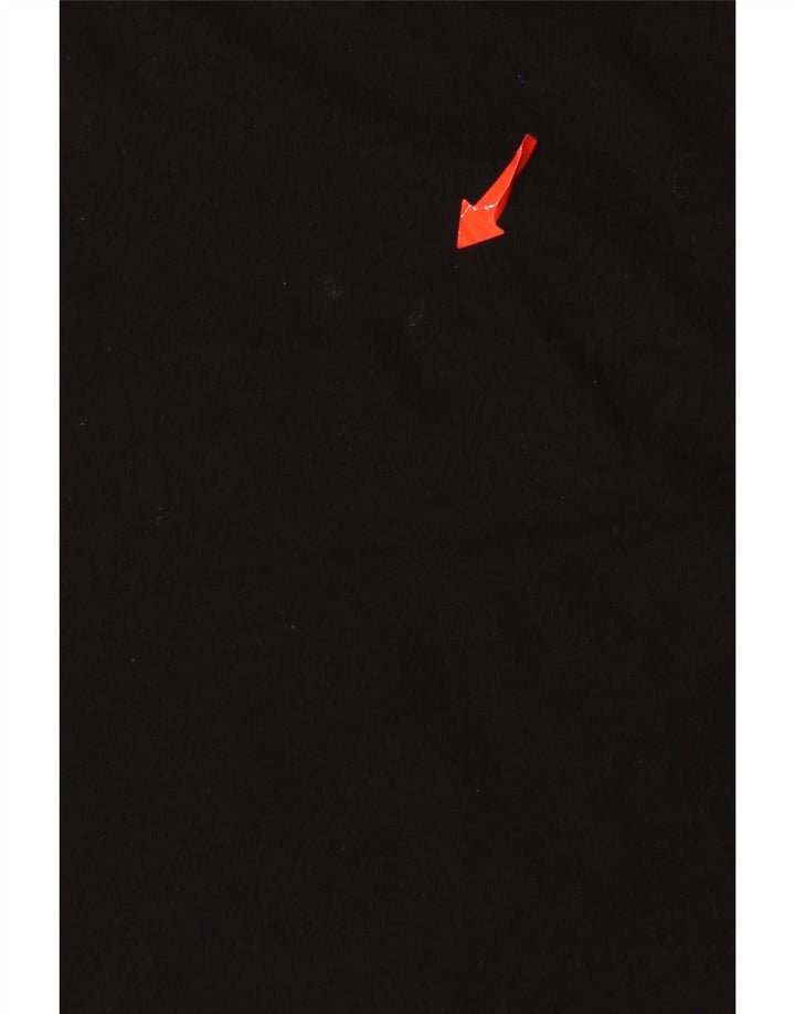 Hugo Boss Hombre Camiseta Top Grande Algodón Negro