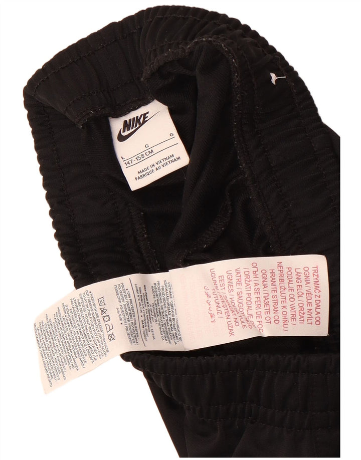 Nike Pantalones de chándal para niños Joggers 12-13 años Grande Negro Poliéster