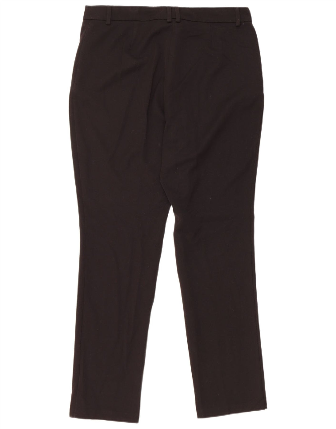 Marks & Spencer Pantalones informales ajustados para mujer W34 L31 Poliéster negro