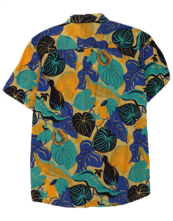 Camisa hawaiana de manga corta Patagonia para hombre, talla mediana, multicolor floral