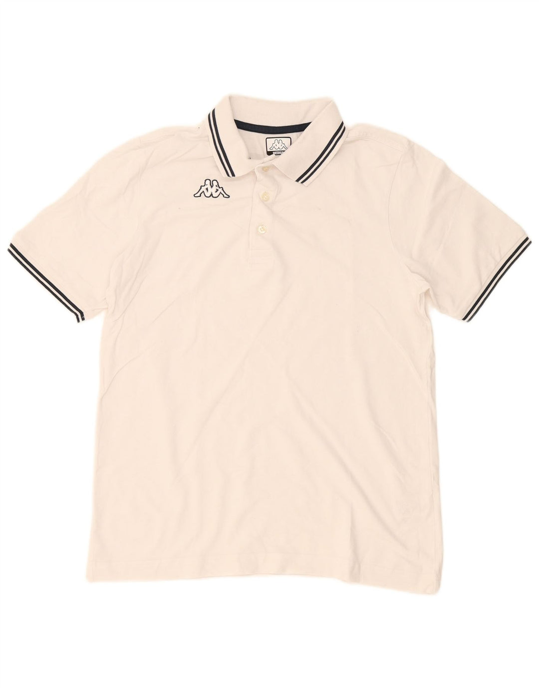 KAPPA Polo Hombre Algodón Blanco Mediano