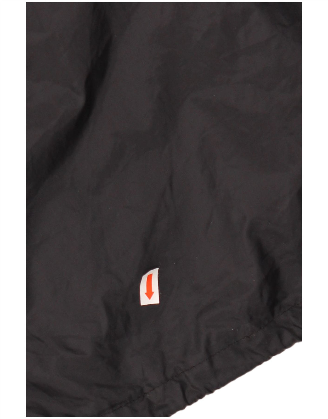 VINTAGE Chaqueta de lluvia con capucha para hombre Reino Unido 44 2XL Negro Geométrico