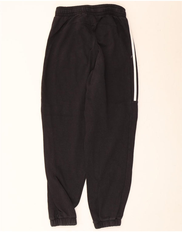 Adidas Pantalones de chándal para mujer Joggers UK 8/10 Small Black Cotton