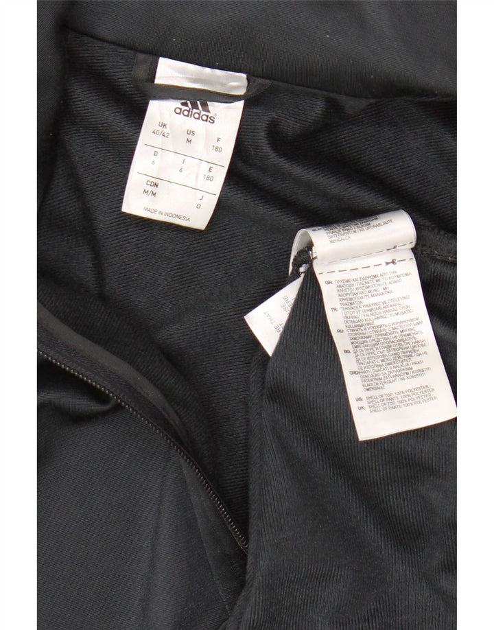 Adidas Chaqueta de chándal para hombre UK 40/42 Poliéster gris medio