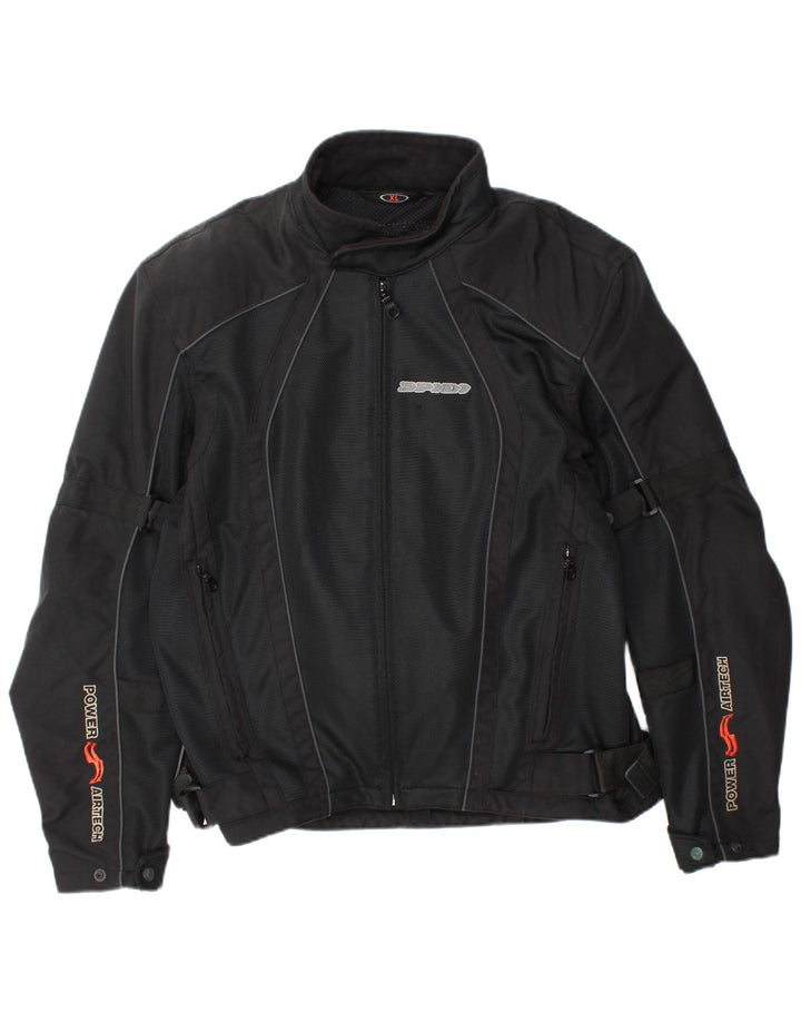 SPIDI Chaqueta gráfica para hombre UK 42 XL Negro