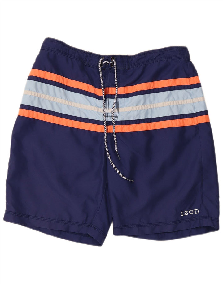 Bañador Izod Hombre Azul Marino Medio Poliéster Colorblock
