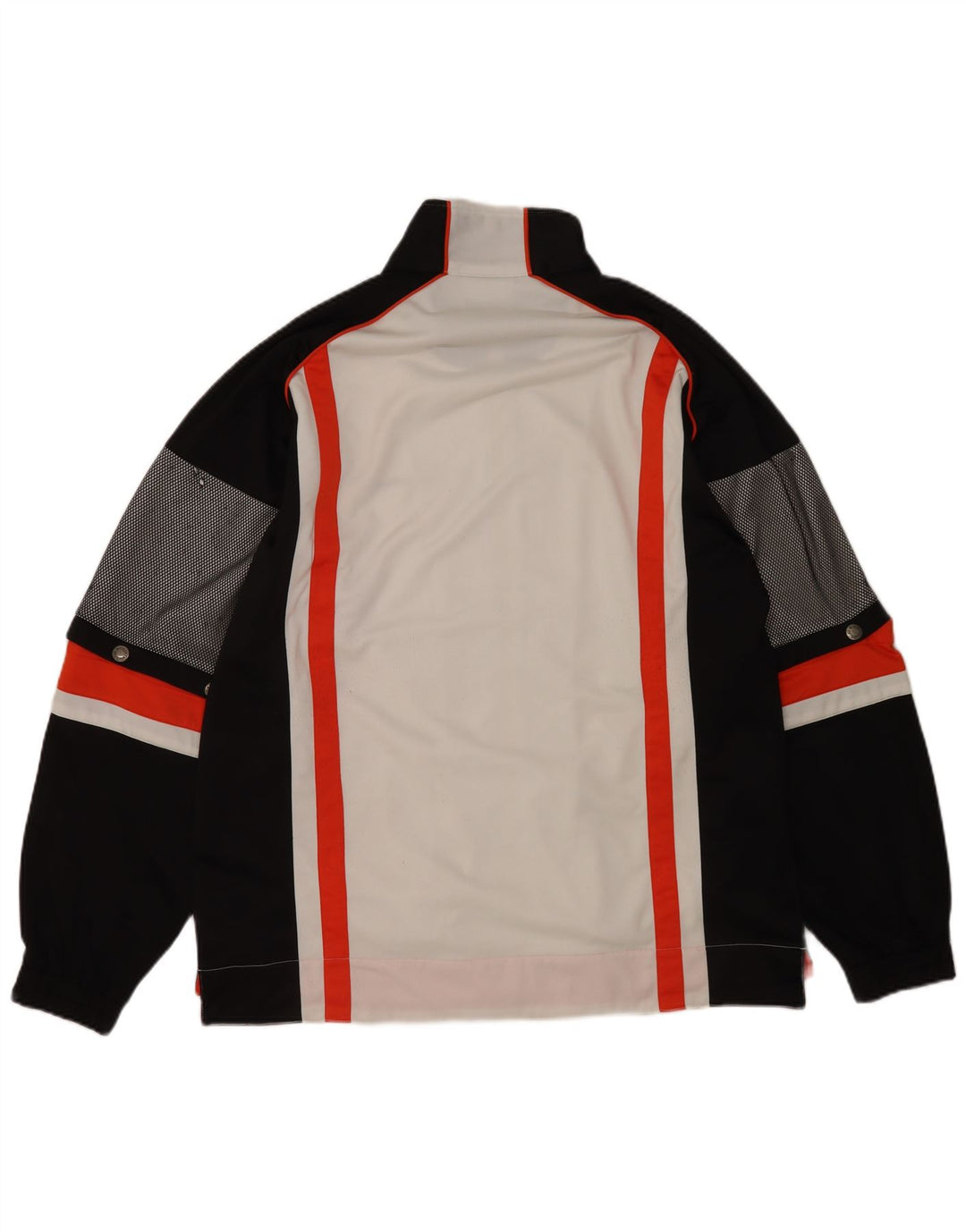 Sergio Tacchini Chaqueta de chándal para hombre 2XL Blanco Colorblock Poliéster