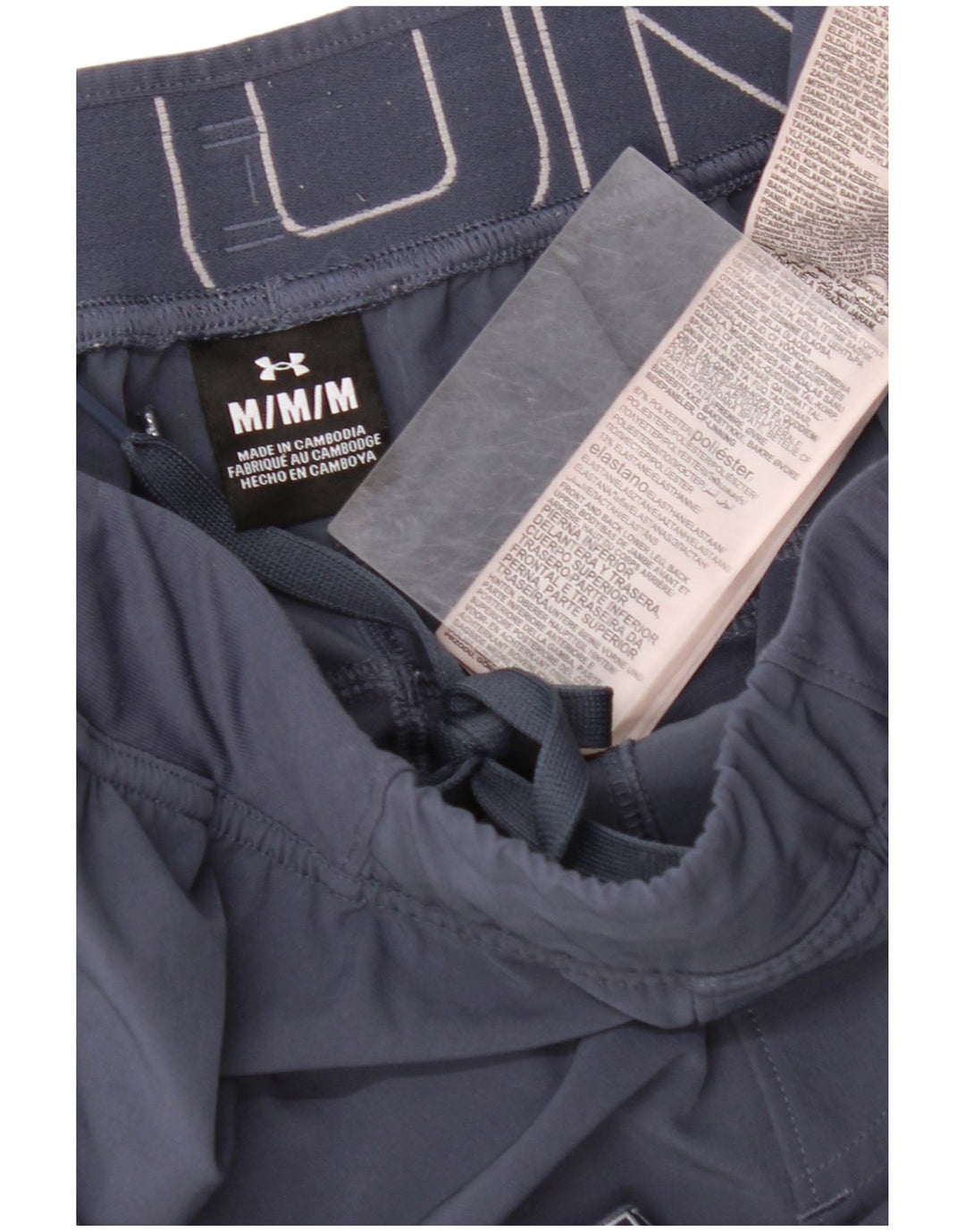 UNDER ARMOUR Hombre Pantalones de chándal con estampado gráfico Joggers Azul marino medio