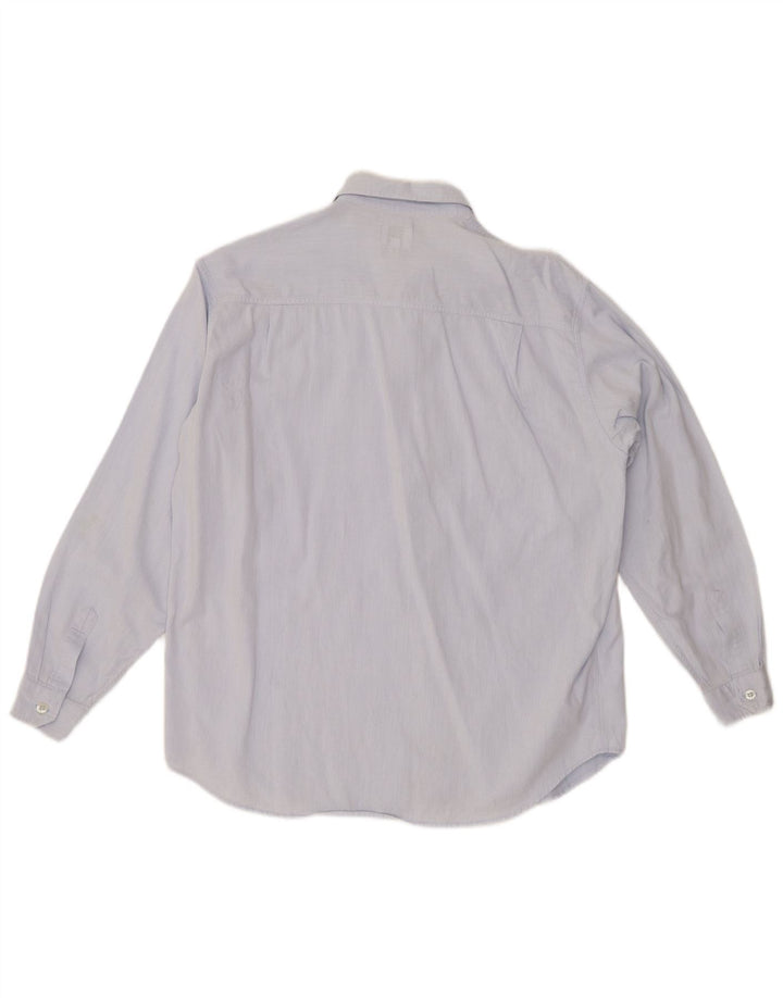 ARMANI JUNIOR Camisa Niño 13-14 Años Algodón Rayas Azules