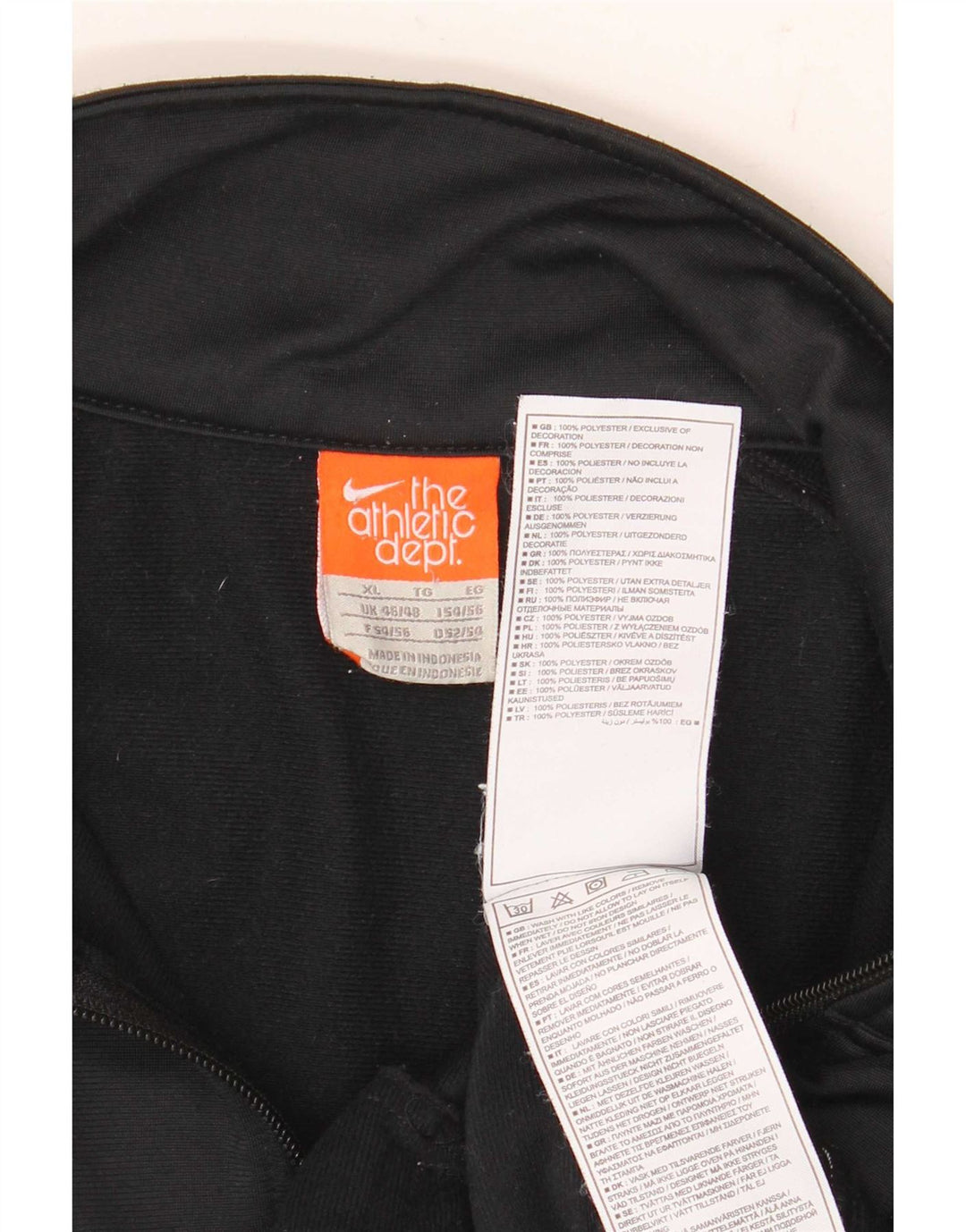 Nike - Chaqueta de chándal para hombre, talla 46/48, poliéster, color negro