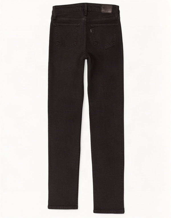 Levi's Mujer 712 Slim Jeans W25 L32 Algodón Negro
