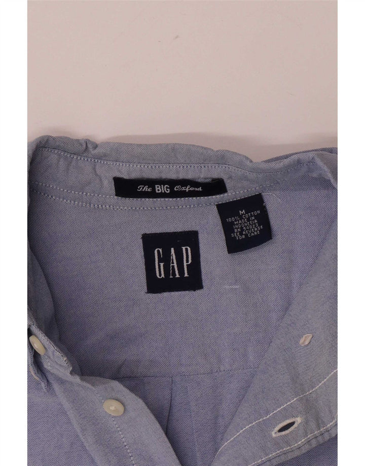 Camisa Gap Hombre Algodón Azul Medio