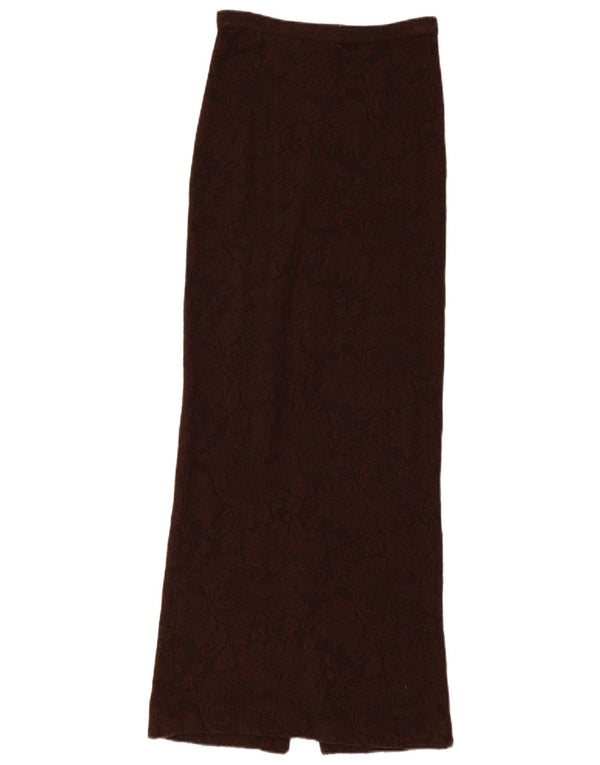 DOLCE & GABBANA Falda larga de punto para mujer W26 Small Brown Floral