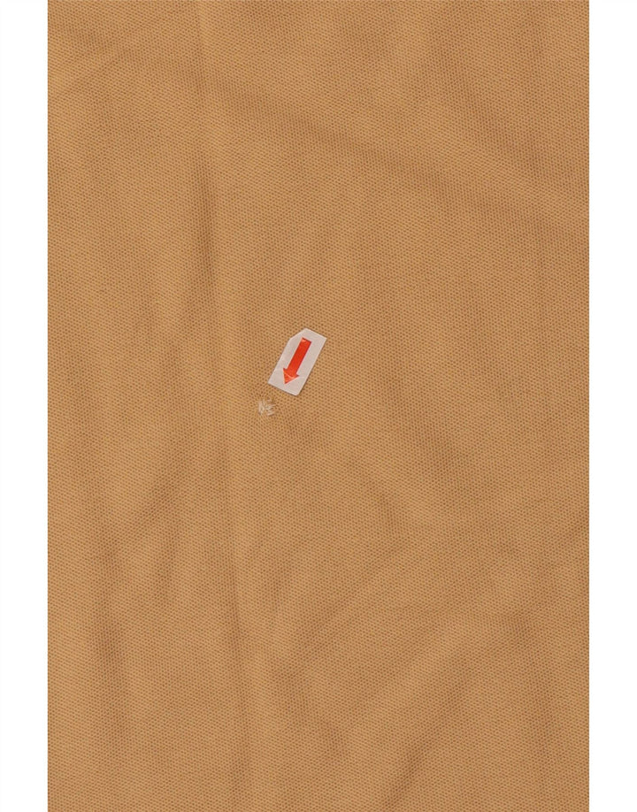 FILA Polo de manga larga para hombre de algodón beige medio