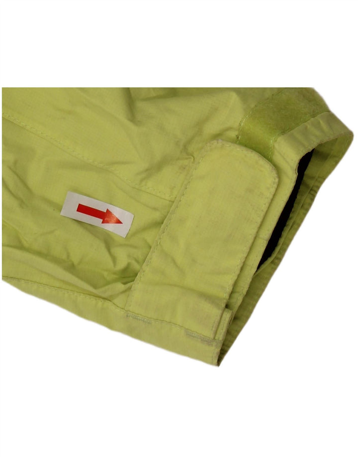 JACK WOLFSKIN Chaqueta impermeable con capucha para mujer ES 40 XL Poliamida verde