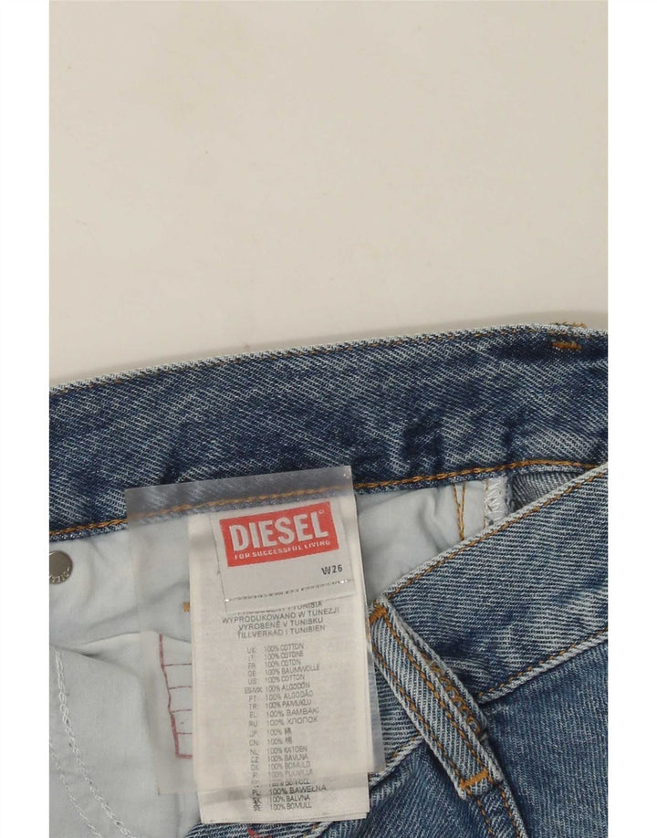 Vaqueros Diesel Mujer Rectos W26 L31 Algodón Azul