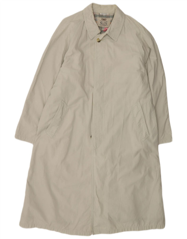 Abrigo Ciao para hombre UK 36 Small Gris Algodón