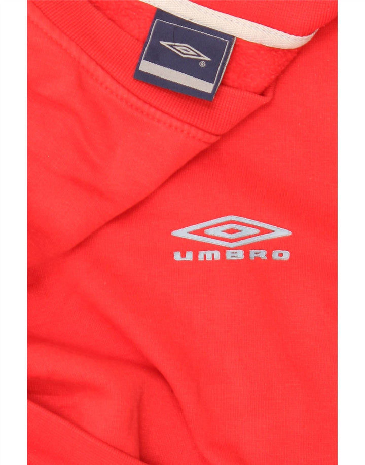 Umbro Hombre Sudadera Jumper Grande Rojo