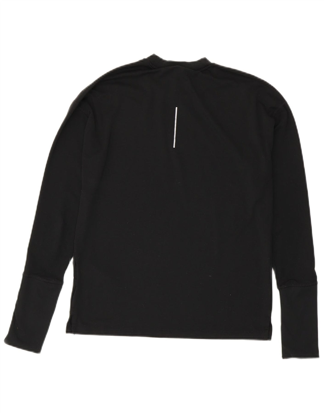 Nike Camiseta Dri Fit para hombre de manga larga XS Poliéster negro