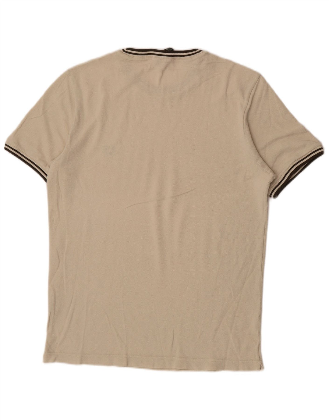 Camiseta Fred Perry Hombre Top Small Beige Algodón