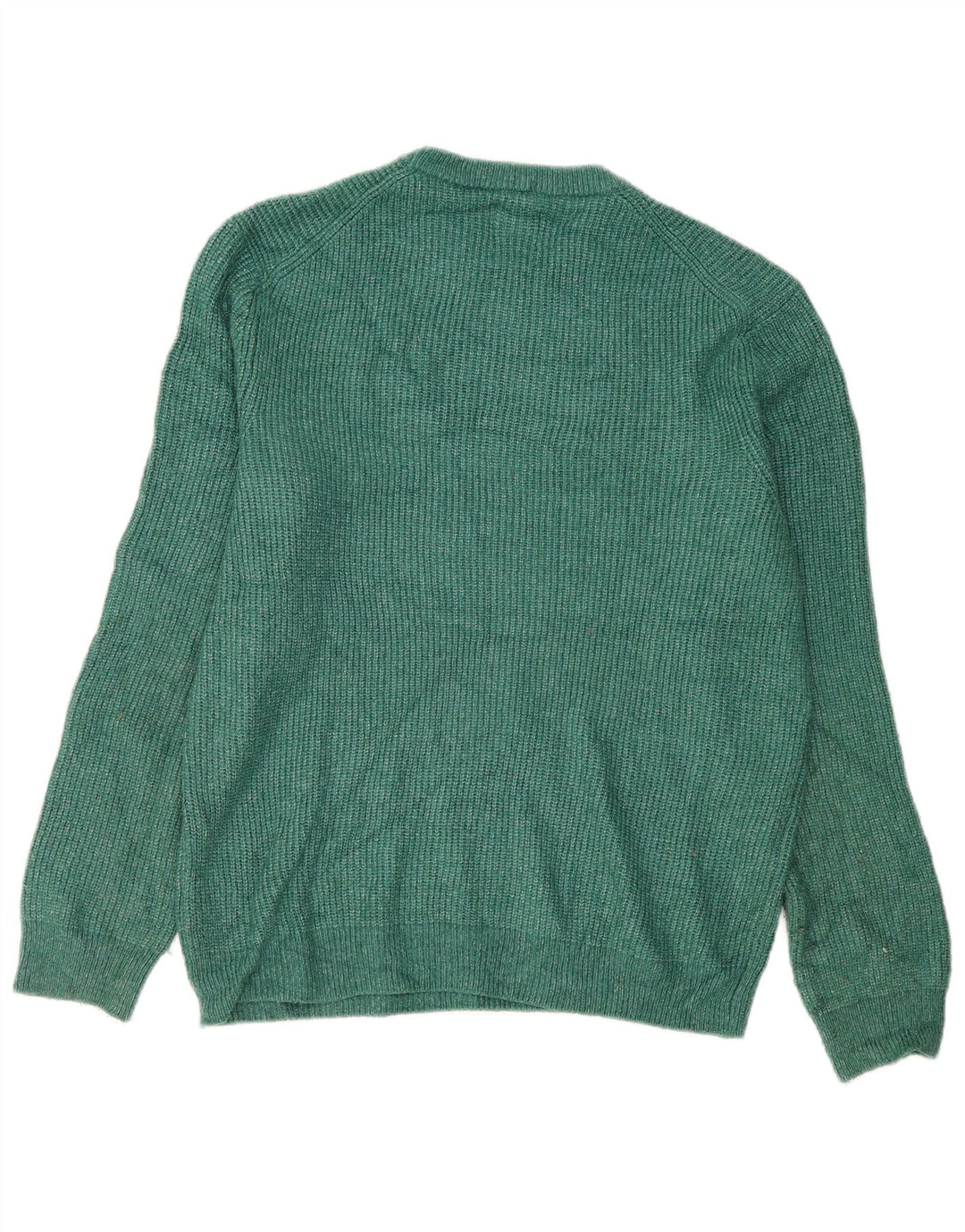 Marks & Spencer - Jersey de cuello redondo para hombre, talla grande, poliamida verde