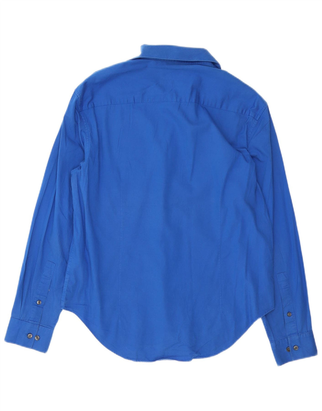 Calvin Klein Camisa Slim Fit para hombre Talla 15 1/2 Algodón azul mediano