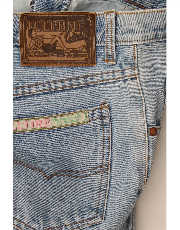 Vaqueros cónicos vintage para mujer W32 L26 azul