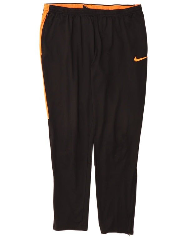Nike Pantalones De Chándal Hombre XL Negro Colorblock Poliéster Deportes