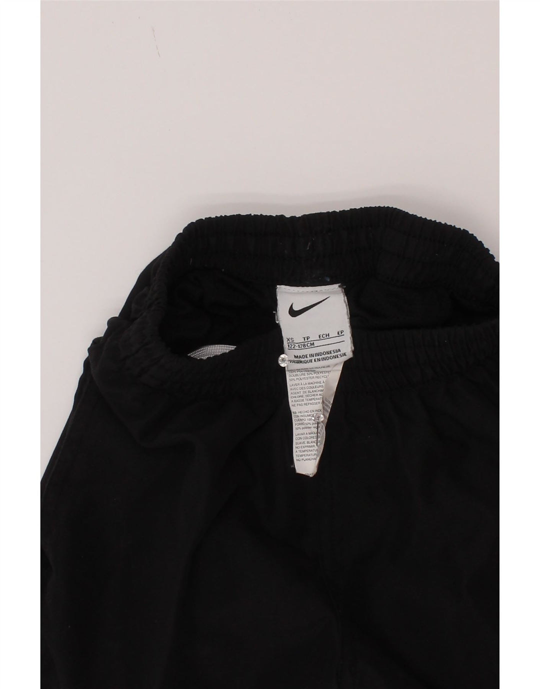 Nike Pantalones cortos deportivos para niños 6-7 años XS Negro Poliéster