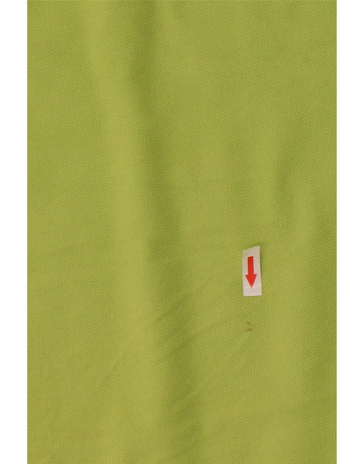 Kappa Polo Hombre Grande Verde Algodón