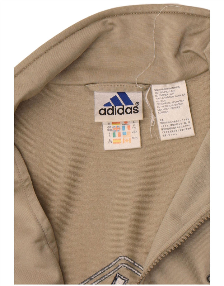 Adidas - Chaqueta de chándal para hombre, talla 38/40, color gris medio, poliéster