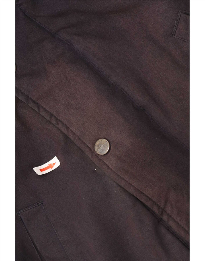 Carhartt Chaqueta cortavientos con capucha para hombre UK 36 Small Poliéster azul marino