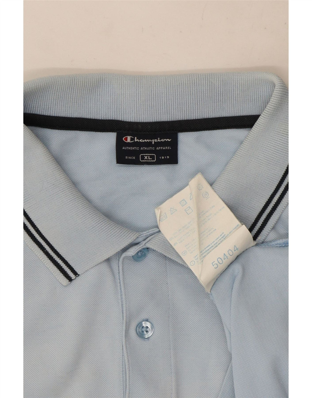 Champion Polo Hombre XL Algodón Azul