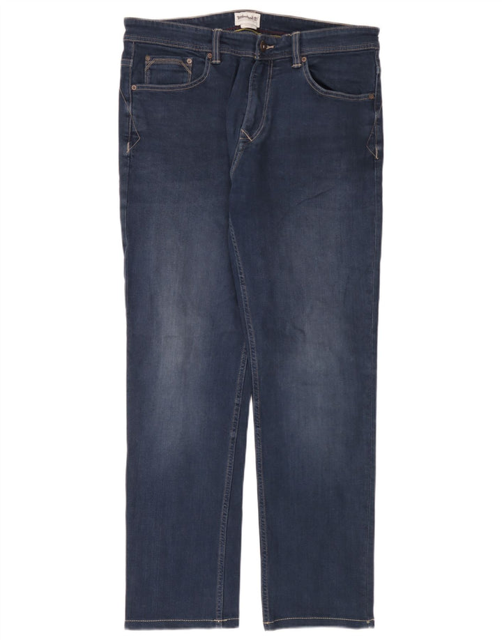 Timberland Vaqueros rectos para hombre W35 L32 Algodón azul