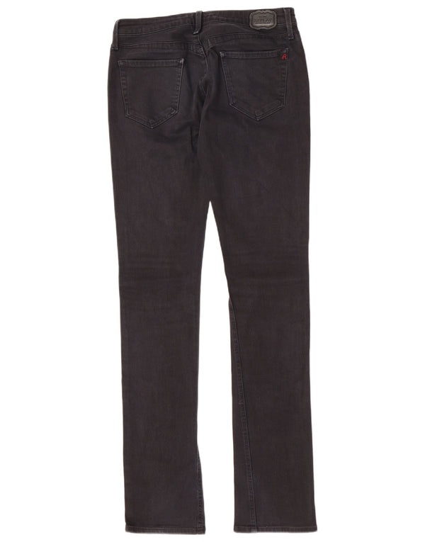 Replay Mujer Pattie Super Low Slim Jeans W31 L36 Algodón Azul Marino