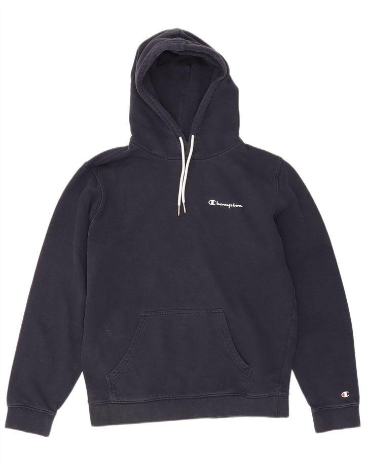 Champion Sudadera Con Capucha Para Hombre Jumper Medium Azul Marino Algodón
