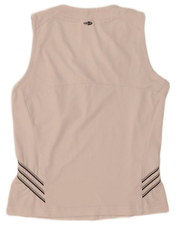 Adidas Mujer Climalite Chaleco Top UK 18 XL Blanco